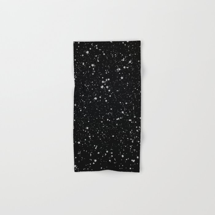black and silver bath towels
