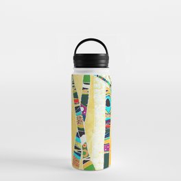 Runk Trees Birch Forest with Nest Water Bottle
