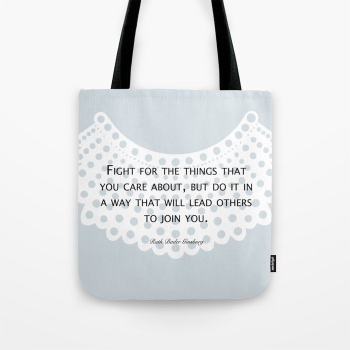 Fight, Lead - RBG (blue) *also in grey Tote Bag