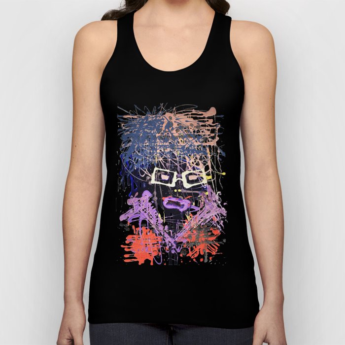 abstract people, modern art, abstract painting, cool abstract, abstract man Tank Top