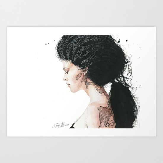 Torn to shreds Art Print