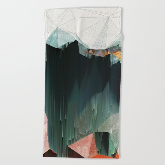 BRKNRFLCTN Beach Towel