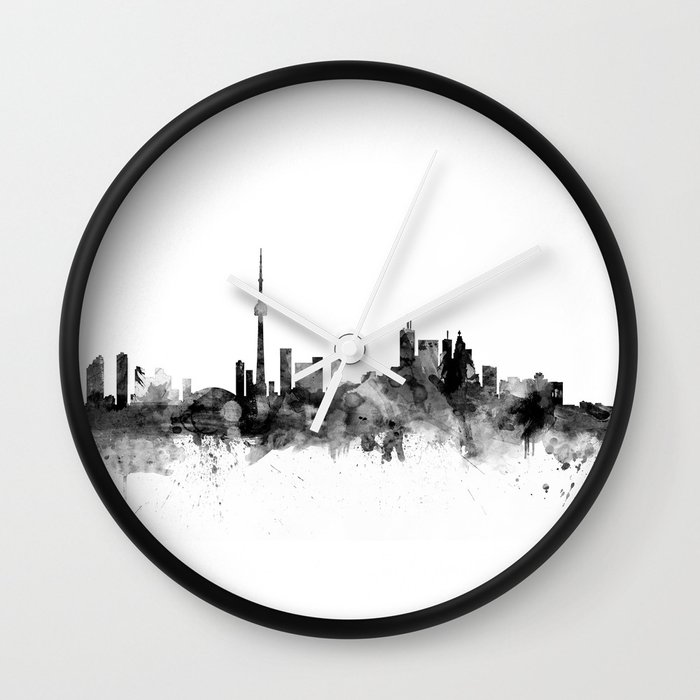 Toronto Canada Skyline Wall Clock By Artpause Society6