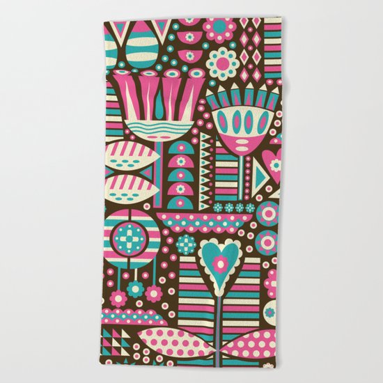 FLORAL PATTERNS Beach Towel