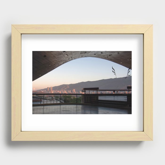 Sunrise in Caracas from the Club Táchira Recessed Framed Print