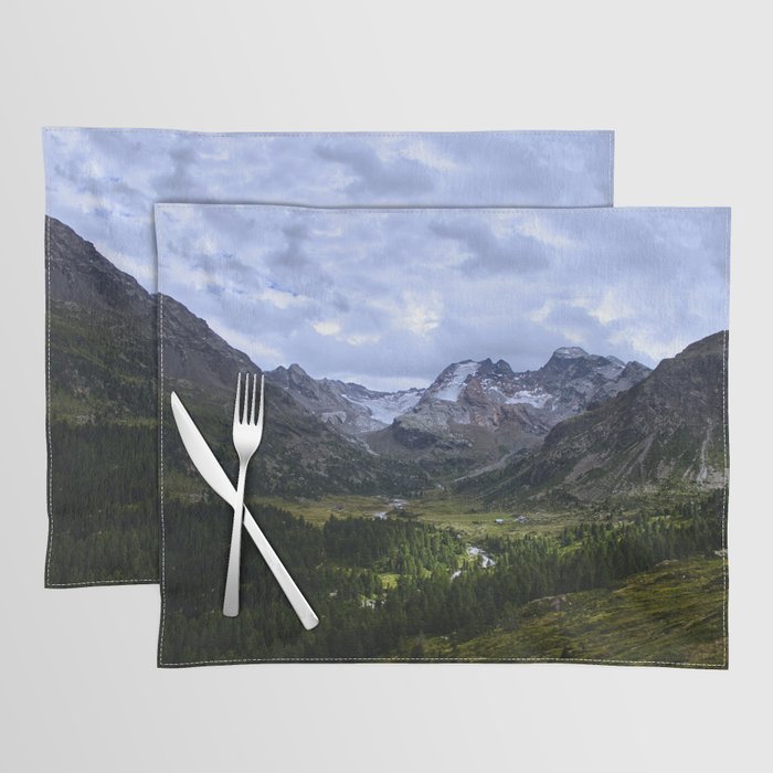 Mountains and lakes Placemat
