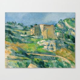 Paul Cezanne - Houses in Provence, The Riaux Valley Canvas Print