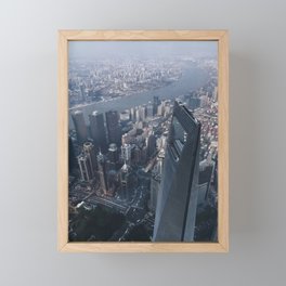 Modern Shanghai Framed Mini Art Print