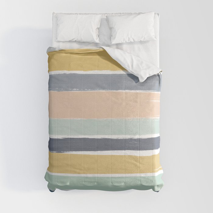 Pastel Stripes Comforter