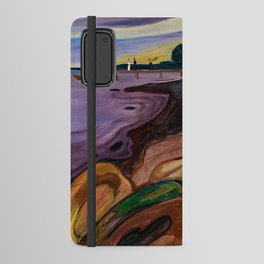 Melancholy, 1894 by Edvard Munch Android Wallet Case