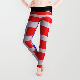 June USA motif bulging flag (131) Leggings