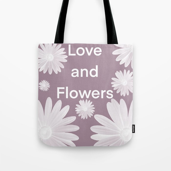 Val love and flowers Tote Bag