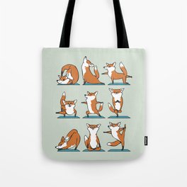 Fox Yoga Tote Bag