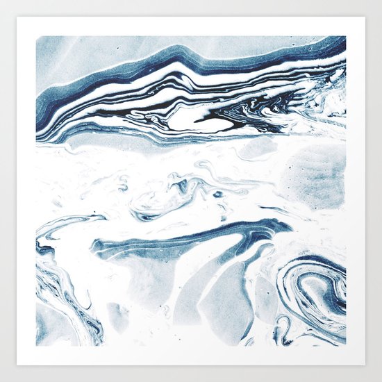 Marble fade Art Print