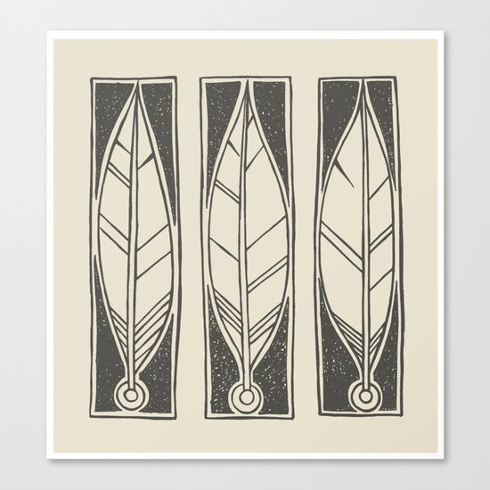 Ethnic Feathers Canvas Print
