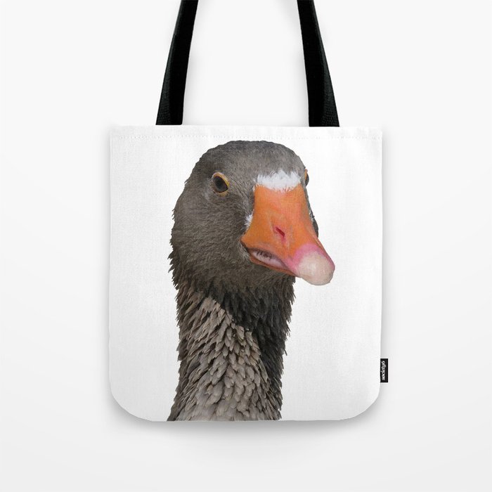 A Wise Duck Takes Care Of Its Bill Tote Bag