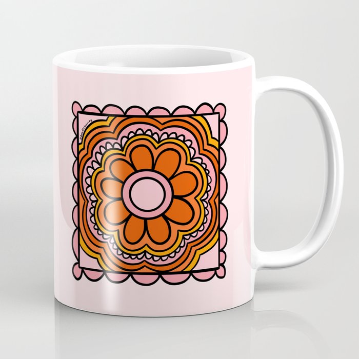 Flower Granny Square Coffee Mug