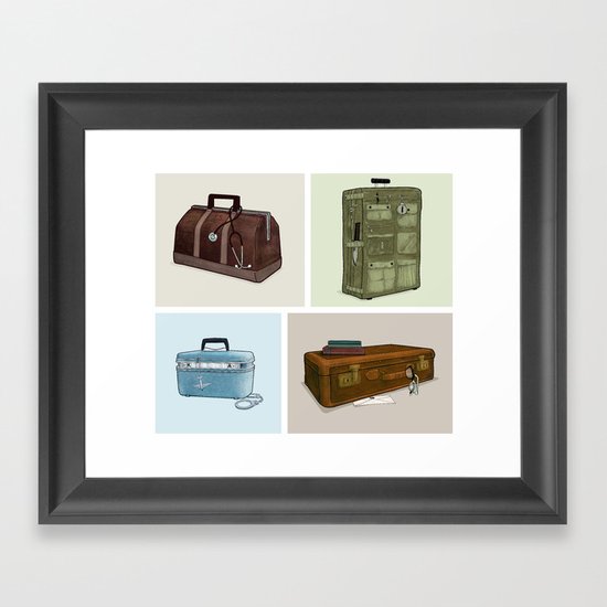 LOST Luggage (Composite). Framed Art Print