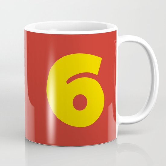 Number 6 Coffee Mug