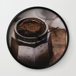 Coffee Grind. Wall Clock