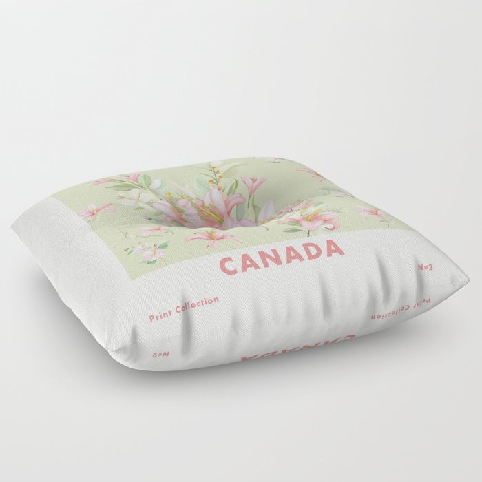 Flower Market Canada No. 2 Floor Pillow