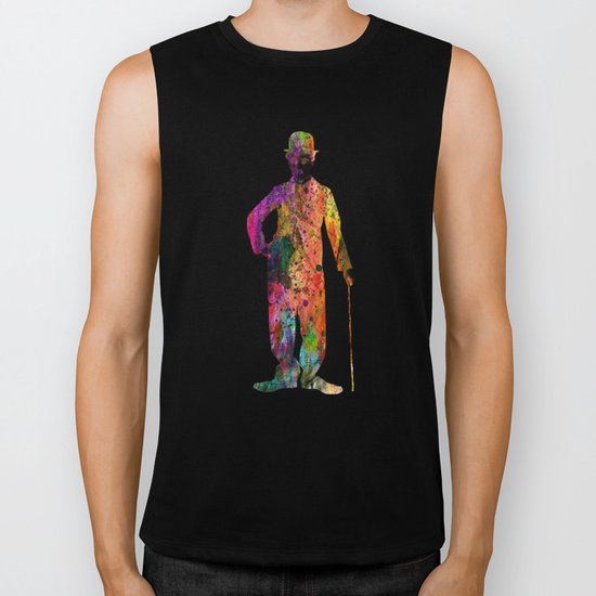 charlie chaplin Biker Tank
