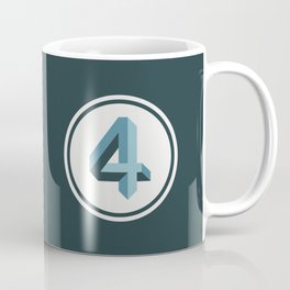 LUCKY NUMBER 4 Coffee Mug