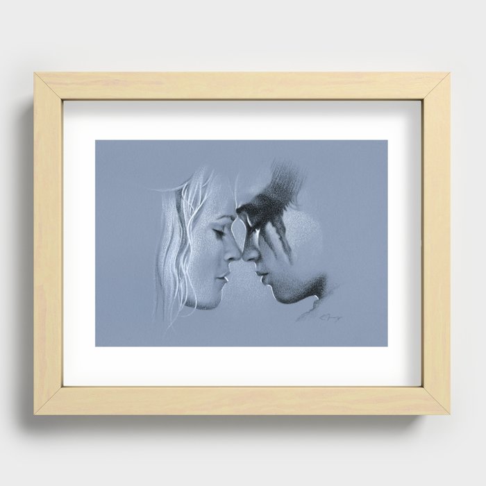 This is not the end. Recessed Framed Print