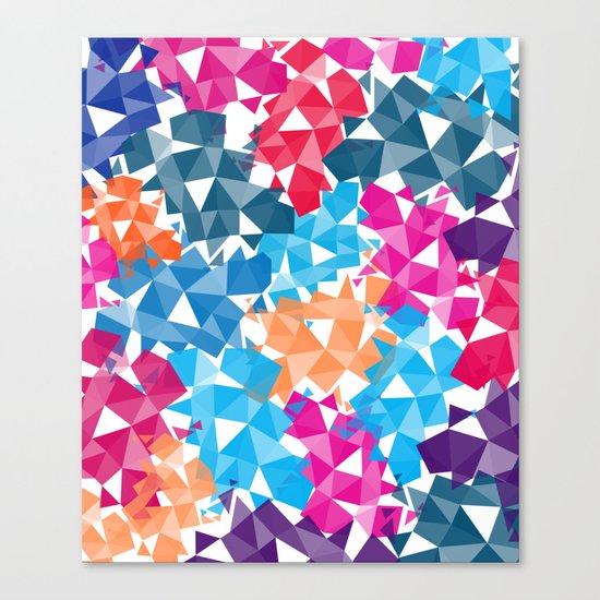 Colorful geometric Shapes Canvas Print