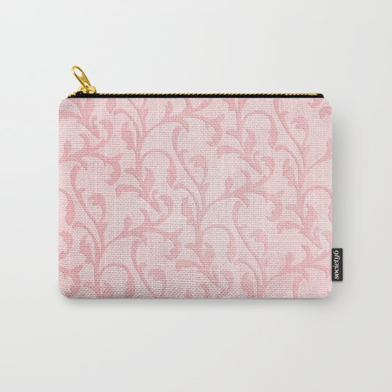 Pretty princess- Pink elegant Damask pattern Carry-All Pouch