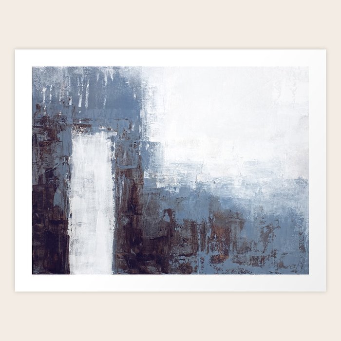 Horizontal abstract Art Print by ElaSzczepaniak Society6