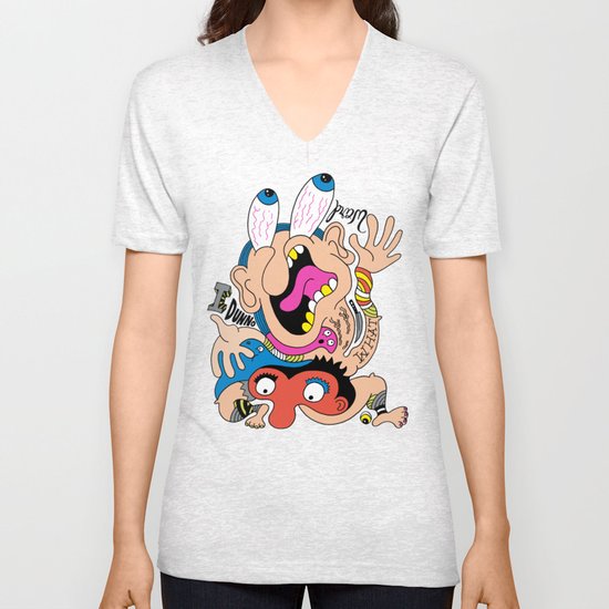 Weird Pattern Unisex V-Neck