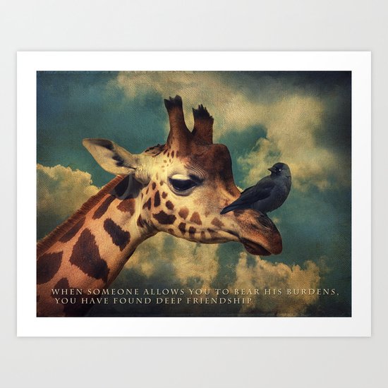 Giraffe Art Print