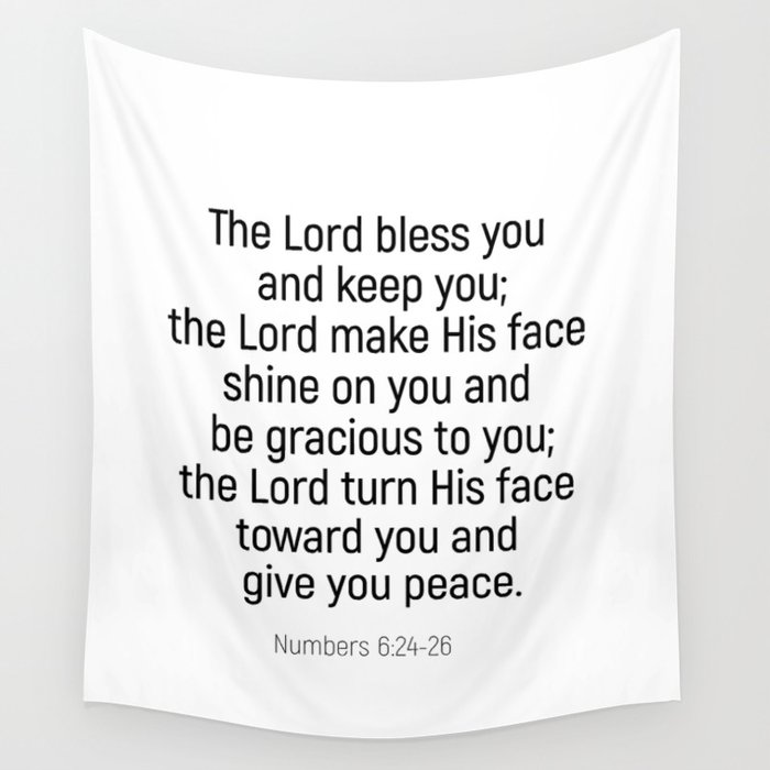 Numbers 6 24 #bibleverse #scriptures #blessing Wall Tapestry
