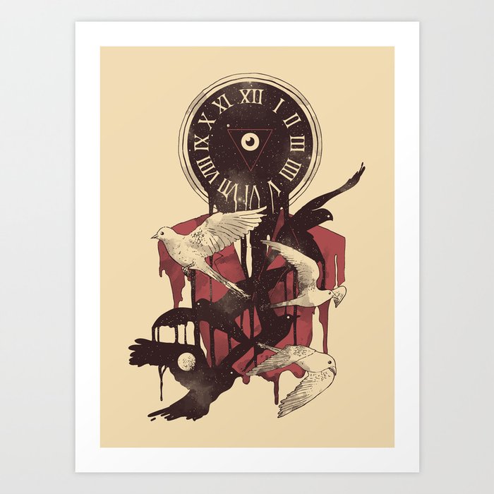 Existence in Time and Space Art Print