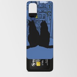 Window Cats Dawn Android Card Case