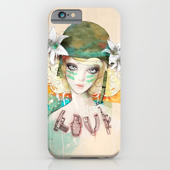 War girl iPhone & iPod Case