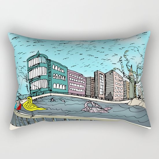 Love in the Afternoon Rectangular Pillow