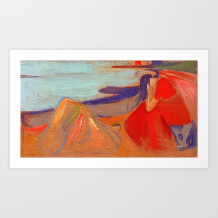 Edvard Munch "Melancholy" Art Print