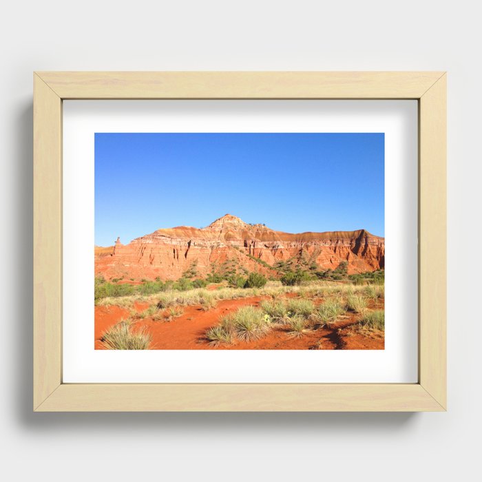 Capitol Rock, Palo Duro Canyon, Texas 2013 Recessed Framed Print