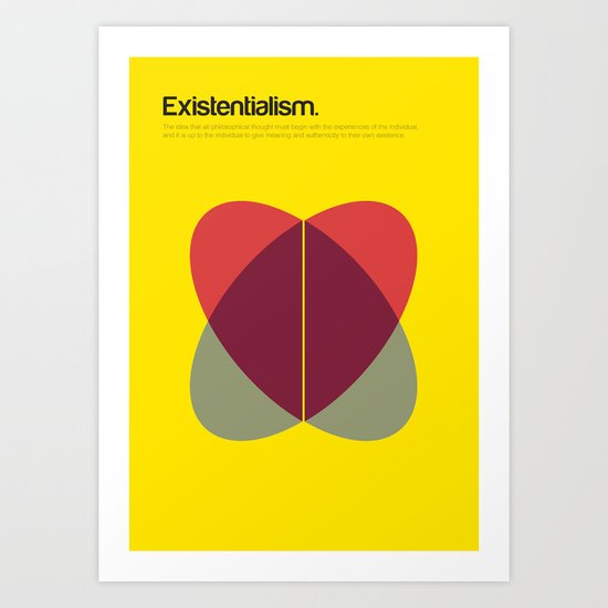 Existentialism Art Print