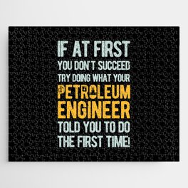 Funny Petroleum Engineer Engineering Jigsaw Puzzle