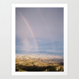 Double Rainbow Print Art Print