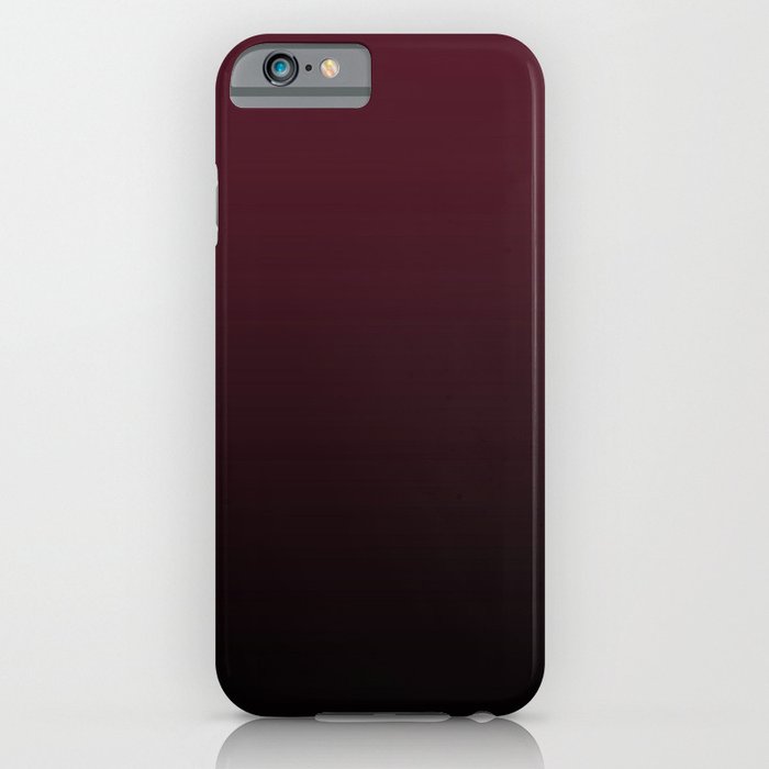 burgundy wine ombre gradient iphone case