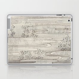 Branches Leaves Vintage Japanese Botanical Print Laptop Skin