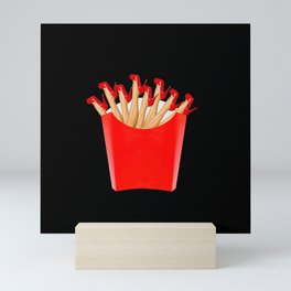 Ladies dipped in ketchup Mini Art Print