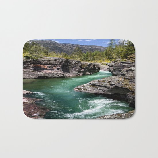 A River Runs Through It Bath Mat