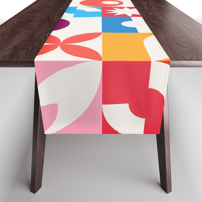 Bauhaus Tiles Table Runner