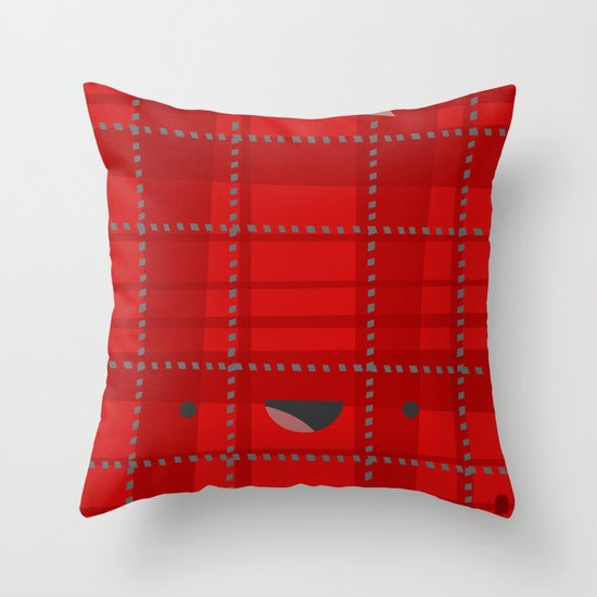 Happy Wrapping Throw Pillow