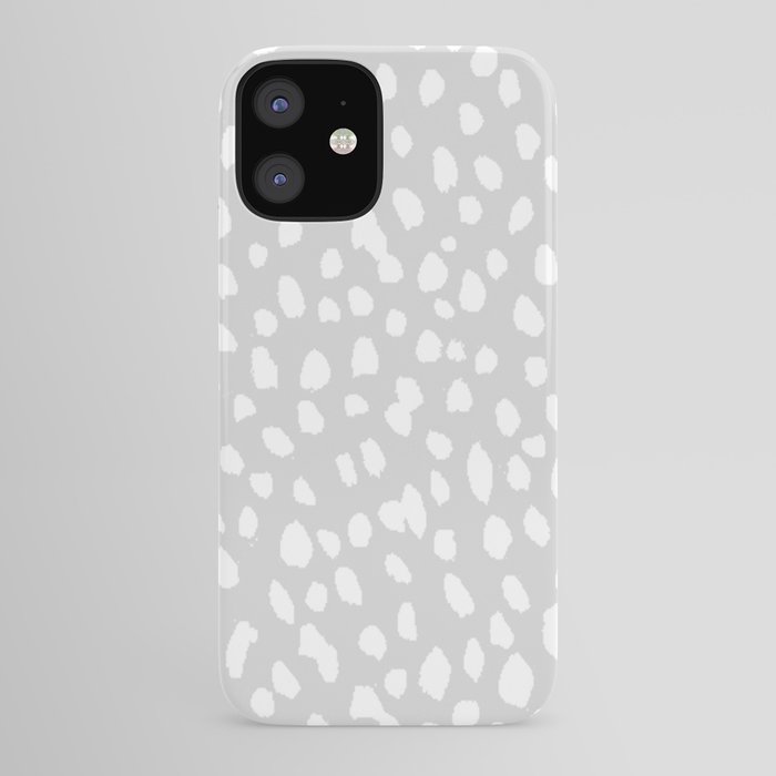 Dalmatian in White and Gray iPhone Case